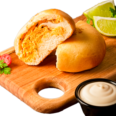 PÃO DE BATATA FRANGO