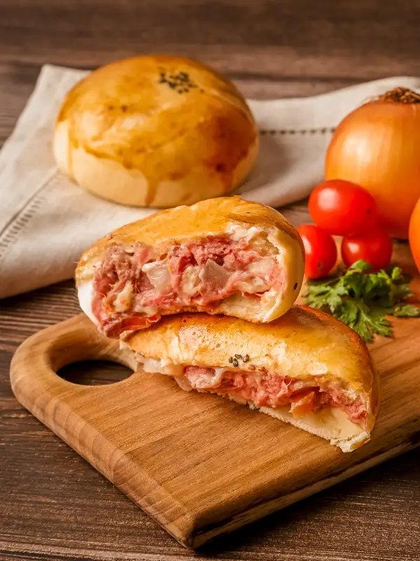 Pão de batata carne seca