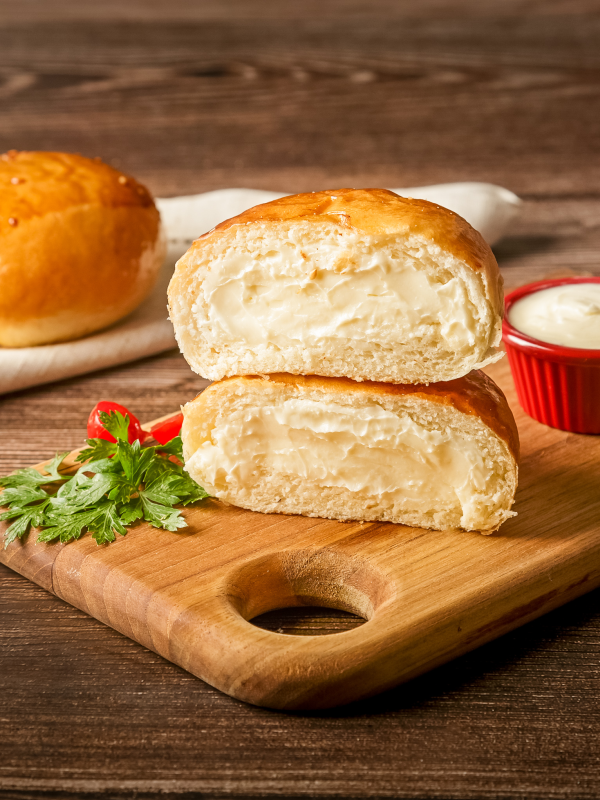 Pão de batata de requeijão