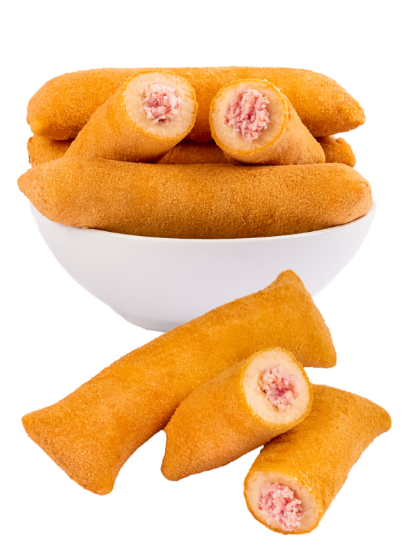 empanado presunto e queijo